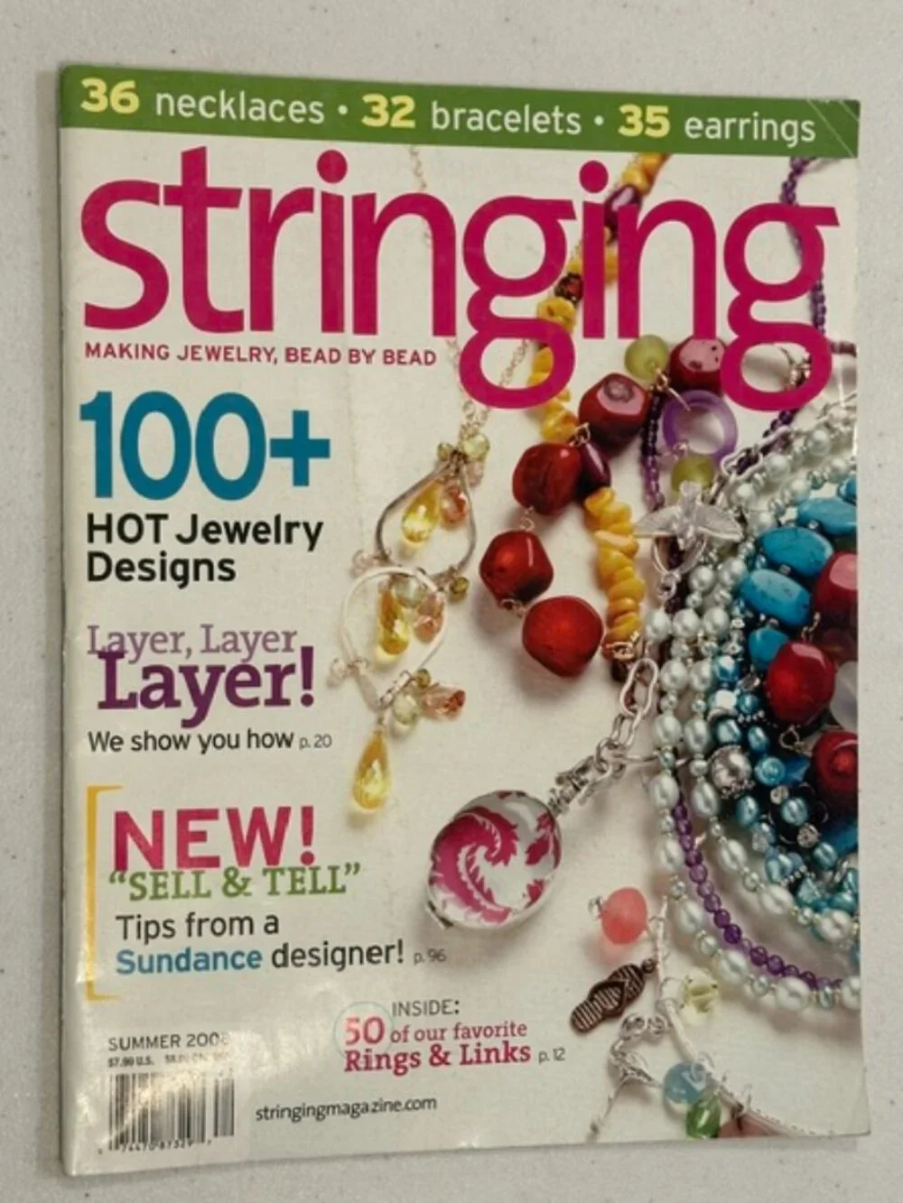 FOUR (4) Issues of Stringing Magazine-Spring, Summer, Fall & Winter 2008